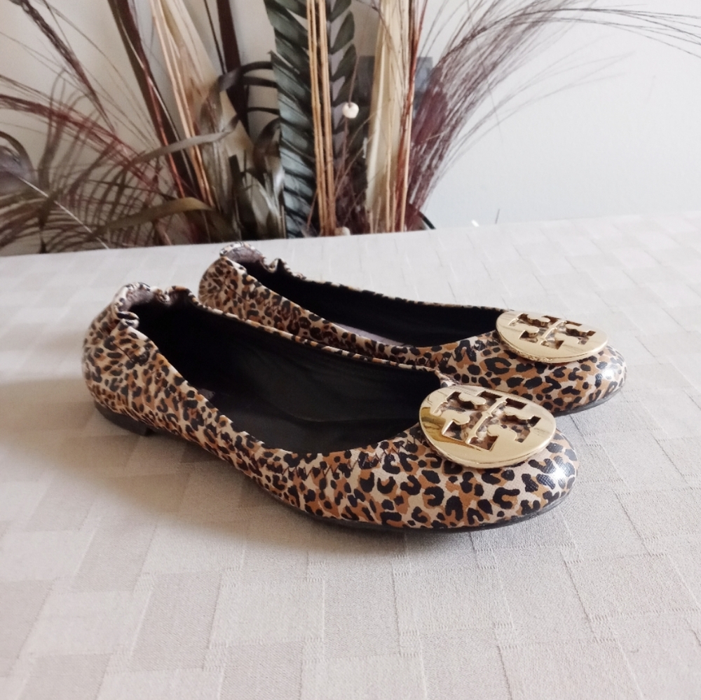 Tory Burch Reva Patent Leather Ballet Flats
